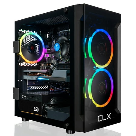 UPC: 0843151112167 | CLX SET Gaming Desktop – Intel Core i7 10700F 2.9GHz 8-Core Processor  16GB DDR4 Memory  GeForce RTX 3050 8GB GDDR6 Graphics  500GB SSD  2TB HDD  WiFi  Windows 11 Home 64-bit