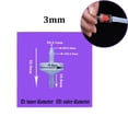 thumbnail image 1 of 3mm to 12mm Plastic White Check Valve Way Non-return Valve Oil Gas Water Air, 1 of 4