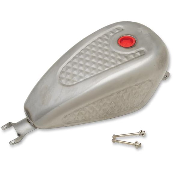 Drag Specialties 0701-0837 Custom Gas Tank - Fuel-Injected - Diamond Pattern Style