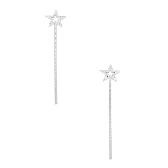 2Pcs Clearance Sale! Fairy Wand Sticks Star Wand For Halloween Costume Birthday Party Wedding Cosplay Event Party Practical Home Decor 13.0" X 1.2"