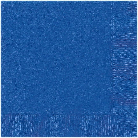 Paper Luncheon Napkins, 6.5 in, Royal Blue, 20ct