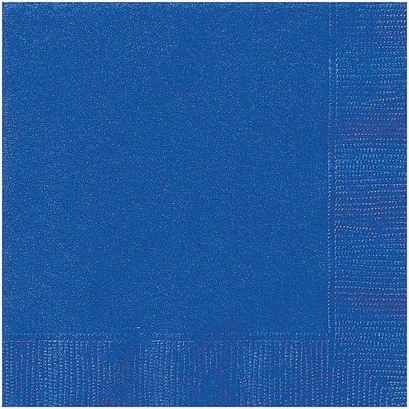 Paper Luncheon Napkins, 6.5 in, Royal Blue, 20ct