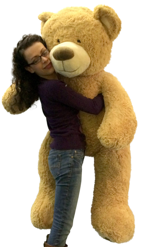 5 Foot Giant Teddy Bear Huge Soft Tan with Bigfoot Paws Giant Stuffed Animal 60 Inch - image 4 of 13