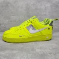 thumbnail image 4 of Ni - ke Ni - ke Air Force 1 '07 LV8 Overbranding Mens Size 11 Shoes Sneakers Yellow Green, 4 of 5
