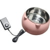 Boluotou Heated Pet Bowl Outdoor Dog Thermal-Bowl, Mess Free 15°Slanted Bowl for Dogs and Cats, Non-Skid & Non-Spill, Easier to Reach Food, Thermal-Bowl Heated Cat & Dog Bowl, Pink