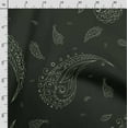 thumbnail image 3 of Soimoi Asian Paisley Print, Velvet Fabric, Decor Sewing Fabric by The Yard 54 Inch Wide,Decorative Fabric for Upholstery and Home Accents, Dark Green, 3 of 5