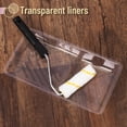 thumbnail image 5 of Bates- Paint Tray Liner, 4 Inch, 60 Pack, Clear, Plastic Disposable Paint Tray for Painting Walls, 5 of 8