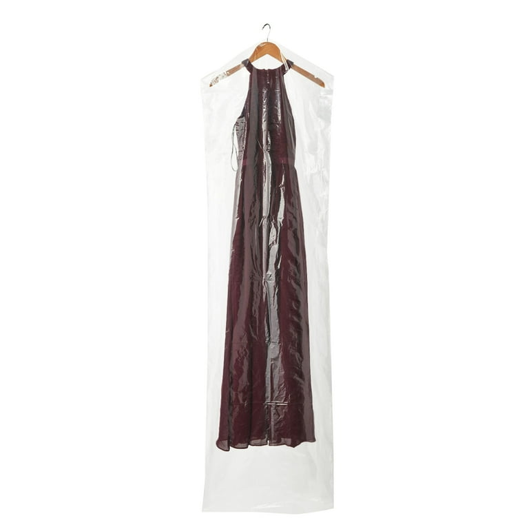 knee length dresses for ladies Mskitchen Dress Bags for Gowns Long Foldable 65 Clear Garment Bags for Closet Storage and Travel 24x65 2 Pack