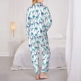 thumbnail image 6 of Goofa Cool Giraffe Printed Women’s 2 Piece Pajama Set Super,Pajamas Women's Long Sleeve Sleepwear Soft Button Down Loungewear Pjs Lounge Set Nightwear-Large, 6 of 9
