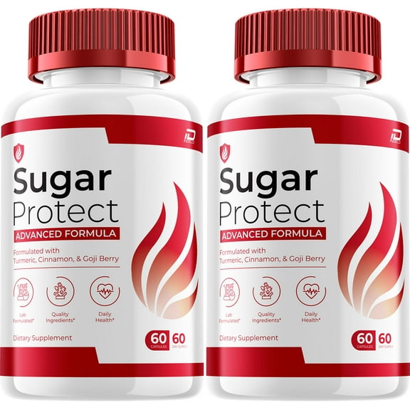 Sugar Protect Capsules – SugarProtect Natural Blend Glycogen Support, 2 Pack, 120 Capsules