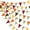 Fall Leaves, variant on 32Ft Orange Yellow Brown Fall Pennant Banner Fabric Triangle Flag Bunting Garland for Autumn Thanksgiving Wedding Birthday Outdoor Garden Hanging Decoration