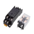 thumbnail image 2 of Unique Bargains 35mm DIN Rail DPDT 8 Terminal General Purpose Relay AC 220V Coil, 2 of 3