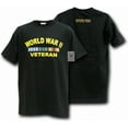 thumbnail image 5 of R25-WWV-BLK-04 Military T-Shirt, WWII Vet, Black, Extra Large, 5 of 5