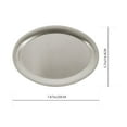 thumbnail image 2 of BRIGHTFUFU Egg Shape Food Plate Restaurant Dish Storage Plate Easy To Clean For Home Kitchen Use Odor For Serving, 2 of 8