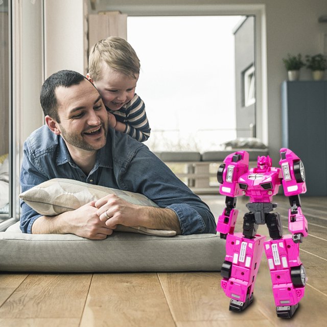 Juego de juguetes combinados para vehículos de automóviles, colección de modelos, juguetes de automóviles deformados para niños