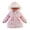 Pink, variant on Infants Toddler Jackets Winter Outerwear Coat For Baby Girl Sweater Clothes Holiday Dailywear, 18-24 Months