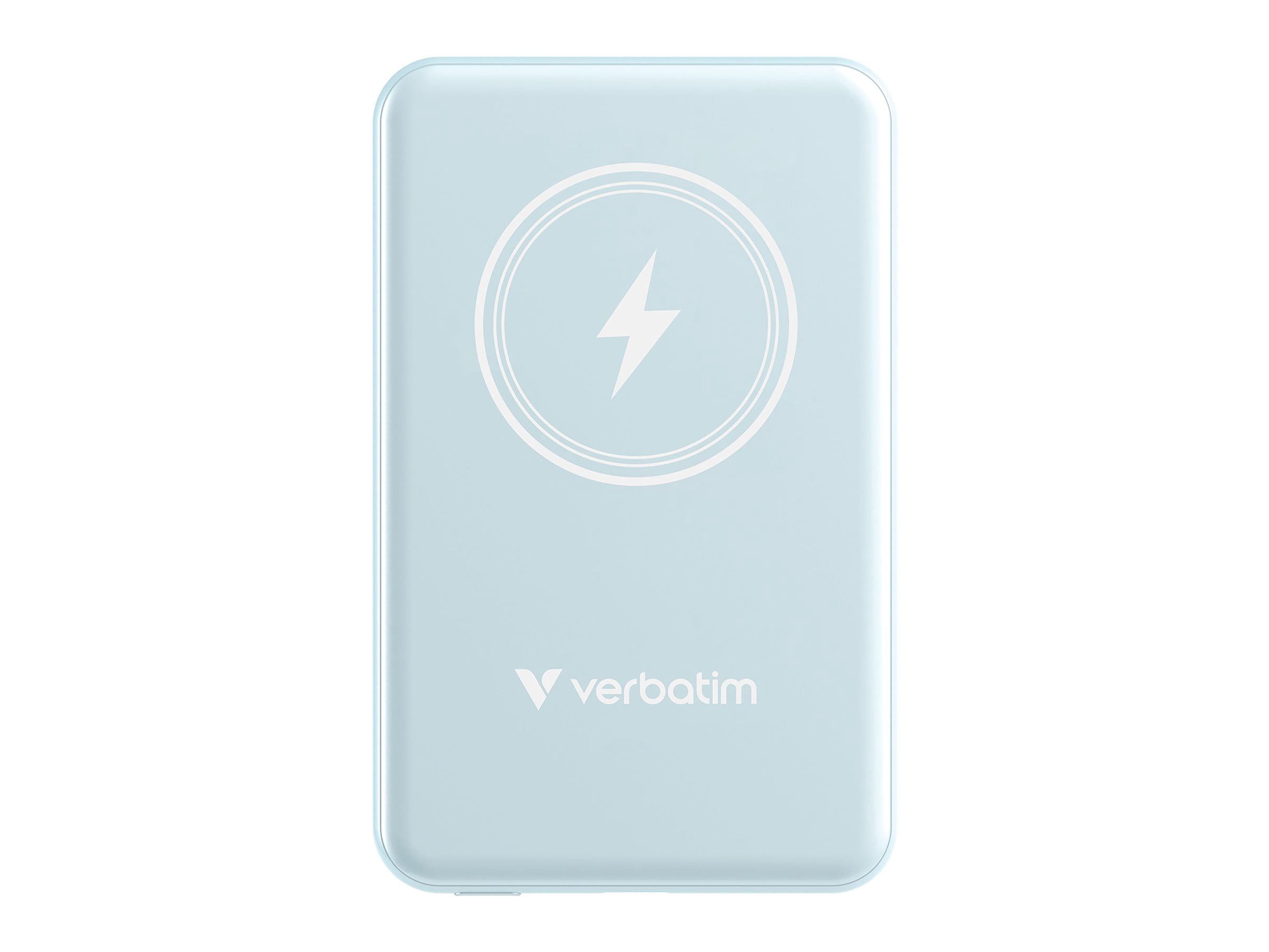 Verbatim Charge 'n' Go Magnetic Wireless Power Bank 5000 mAh Blue