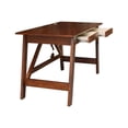 thumbnail image 3 of Serendipity Espresso Wood Desk with 2 Drawers, 3 of 11