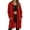 Red, variant on WTOBBY Women's Zip Up Hoodies Oversized Fleece Long Pullover Hooded Sweatshirts Casual Long Sleeve Fall Hoodie Jacket, Street Style with Front Pocket and Cozy Feel,Beige L