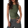 thumbnail image 2 of Chaleco Sin Mangas Sexy de Moda para Mujer Verde L, 2 of 8