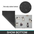 thumbnail image 6 of Boston Terrier Kitchen Rugs Sets Of 2,Anti Fatigue Kitchen Mat Rugs Non Slip Washable,Decorative Kitchen Floor Mats for Kitchen,Sink,Laundry,17"x30"+17"x47", 6 of 7