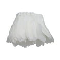 thumbnail image 2 of Adornos de flecos de plumas, adornos de flecos, vestido de disfraz DIY, decoración de fiesta de uso amplio para el hogar, boda, artesanía de costura, Blanco mayimx Adornos para sombrero de vestir, 2 of 7