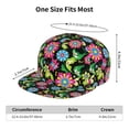 thumbnail image 4 of Hirioo Vector Mexican Otomi Style Bright for Baseball Cap Men Cap Flat Brim for Men Women Teens Adjustable Baseball Cap, 4 of 7