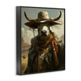 thumbnail image 4 of Stupell Industries Rustic Cattle Cowboy Novelty Painting Black Framed Art Print Wall Art, 11 x 14, 4 of 10