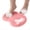 Pink, variant on Upgraded Silicone Massage Bath Mat with Suction Cups for Feet and Back Exfoliating Shower Scrubber Pad
