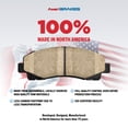 thumbnail image 3 of AmeriBRAKES Front Rear Semi-Metallic Disc Brake Pads Kit For 2019-2022 Ram 3500 With Dual Wheels KNF-101083, 3 of 8