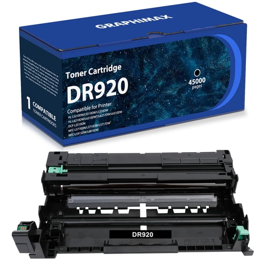 DR920 Drum Unit Compatible for Brother DR920 DR-920 Drum Unit for HL-L5210DN HL-L5210DW HL-L5210DWT HL-L5215DW HL-L6210DW HL-L6310DW MFC-L6810DW Printer (1 Pack)