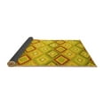 thumbnail image 2 of Ahgly Company Indoor Round Southwestern Yellow Country Area Rugs, 8' Round, 2 of 4