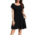 thumbnail image 1 of Traje de baño con capucha LARACE para mujer, talla grande, negro 1X, 1 of 6