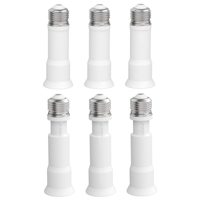 Extensor de Portalámparas JACKYLED E26 8-11cm Paquete de 6