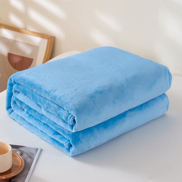 XmhyTop-A Manta de terciopelo azul de 100 x 150 cm, suave y decorativa para silla (1 unidad)