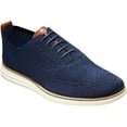 thumbnail image 2 of Cole Haan; Men's Casual and Dress Shoes Knit Wingtip Sneaker Navy/Ivory, 8, 2 of 2