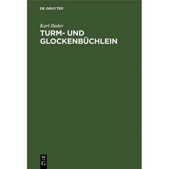 Turm- und Glockenbüchlein (Hardcover)