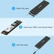 M.2 NVME SSD Adaptateur de Boîtier USB 3.1 Gen 2 à NVME PCI-e M-Key Boîtier Externe USB C Support UASP pour NVME SSD Taille 2230/2242/2260/2280 – image 2 sur 8