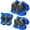 Blue, variant on Gradient Color Kids Protective Gear Set Knee Pads for Kid 2-14 Years,W/ Adjustable Strap Kids/Youth Knee Pads Elbow Pads Wrist Guards Set for Inline Roller Skates,Cycling,BMX Bike,Skateboard,Scooter