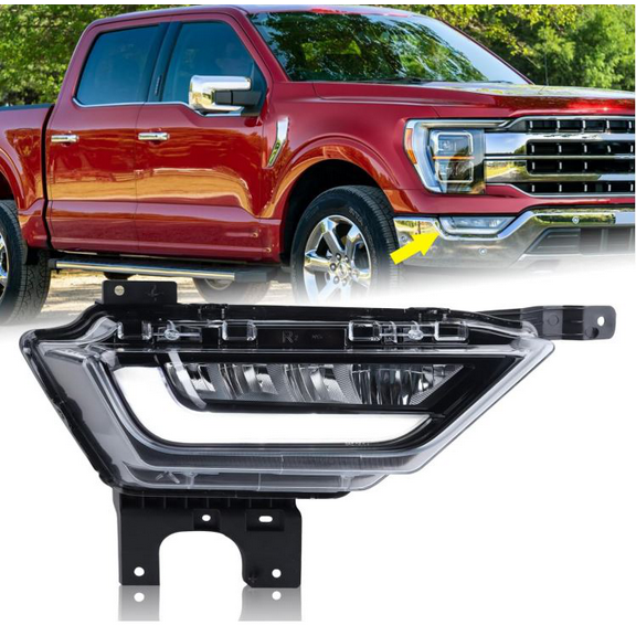 2021-2023 Ford F150 Front Fog Light With Bulb RIGHT PASSENGER SIDE ONLY No Wiring