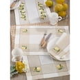 thumbnail image 5 of Saro Lifestyle Embroidered Lemon Hemstitched Napkin (Set of 4), 5 of 5