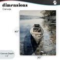 thumbnail image 4 of Stupell Industries Rustic Lodge Boat In The Fall Reflection Canvas Art, 30 x 40, by Franklyn Gregory, 4 of 8