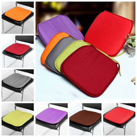 Quick Dry Foam Patio Cushions Multi-colors Soft Comfort Sit Mat Indoor Outdoor Chair Seat Pads Cushion Pads For Garden Patio Home Kitchen Office Park 37x37x1.5cm ()