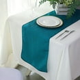 thumbnail image 6 of BalsaCircle 12" x 108" Teal Crinkled Accordion Taffeta Table Runner Party Events Linens, 6 of 8