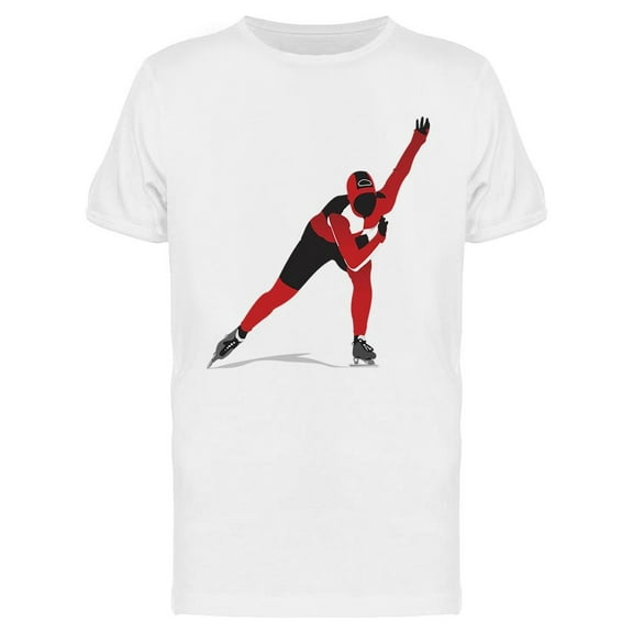 Speed Skating Design T-Shirt Men -Image by Shutterstock, Male Small