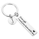 thumbnail image 1 of Uxcell Llave de Seguridad, 1 Juego de Llave con Letra J Te Necesito Aquí Conmigo, Plata, 1 of 6
