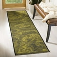 thumbnail image 2 of SAFAVIEH Palazzo Anuki Euro style Area Rug, Black/Green, 4' x 6', 2 of 9