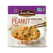 Annie Chun's Peanut Sesame Noodle Bowl | Non-GMO, Vegan, Shelf-Stable, 8.7 Ounce (Pack of 6) | Thai-Style Microwaveable Ready Meal