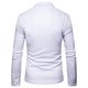 thumbnail image 4 of Hombres Slim-fit Traje sólido Cuello Casual Traje pequeño Abrigo Chaqueta de pana Pompotops  oipoqjl21762, 4 of 4