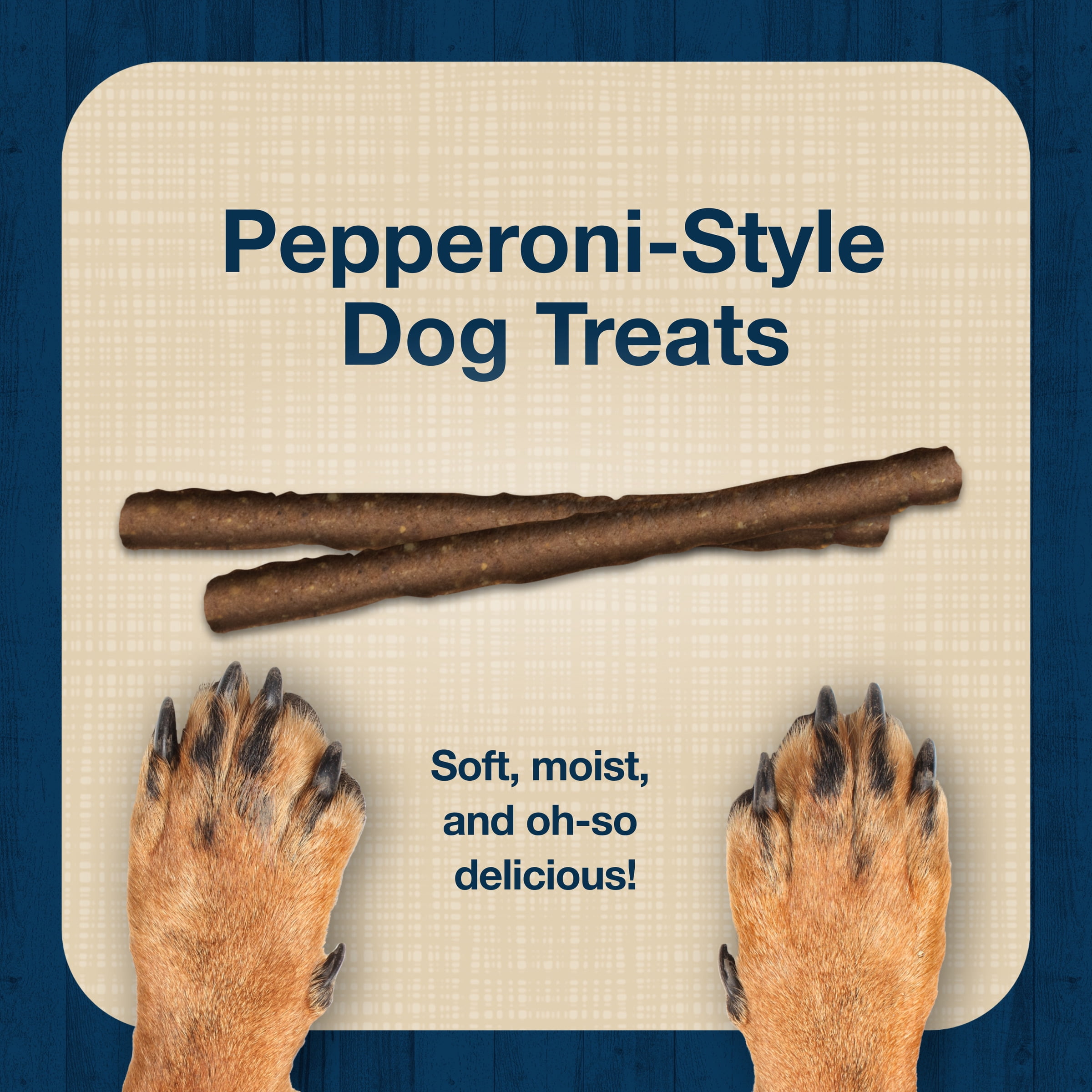 (8 pack) Blue Buffalo Stix Pepperoni-Style Dog Treats, Chicken Recipe, 5-oz. Bag